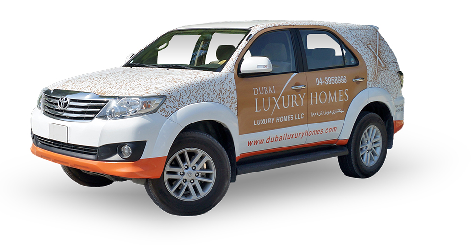 Dubai Luxury Homes branded SUVs